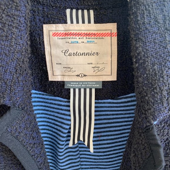 Anthropologie Cartonnier Lakehouse Knit Blazer Size 8 - Picture 4 of 5